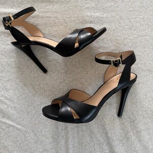 Vince Camuto Black Strappy Heels